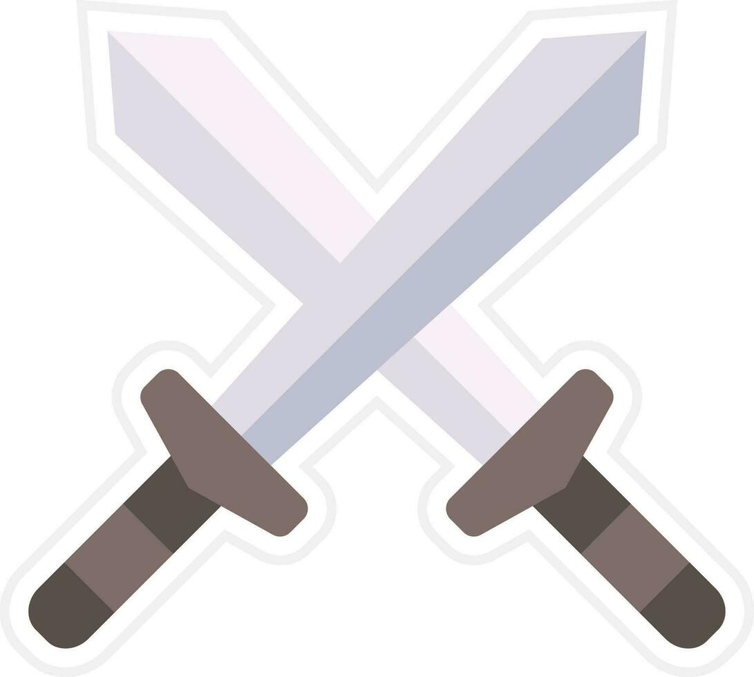 icône de vecteur d'épée