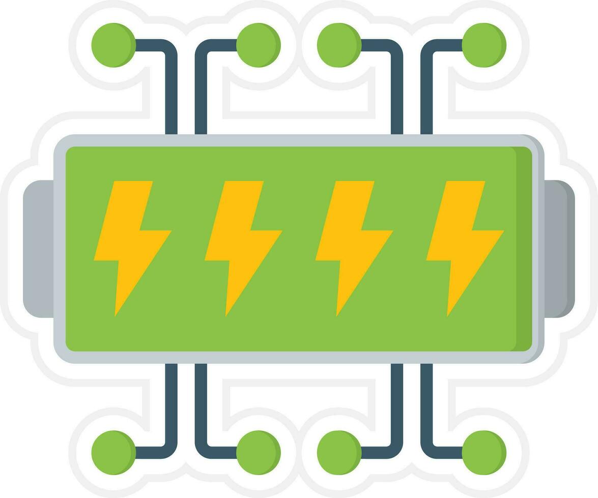 icône de vecteur d'énergie intelligente