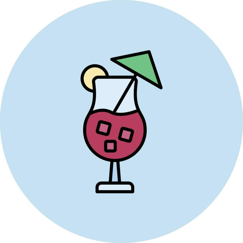 icône de vecteur de cocktail