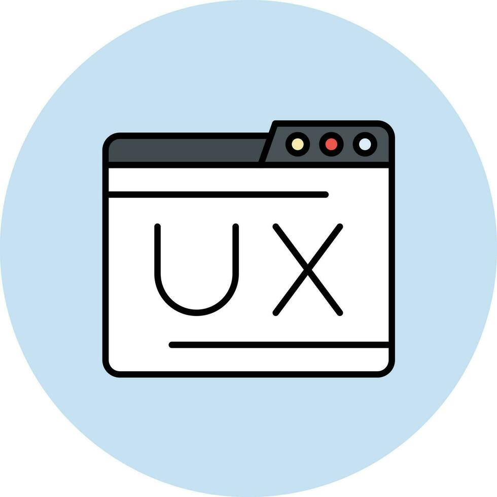 ux vecteur icône