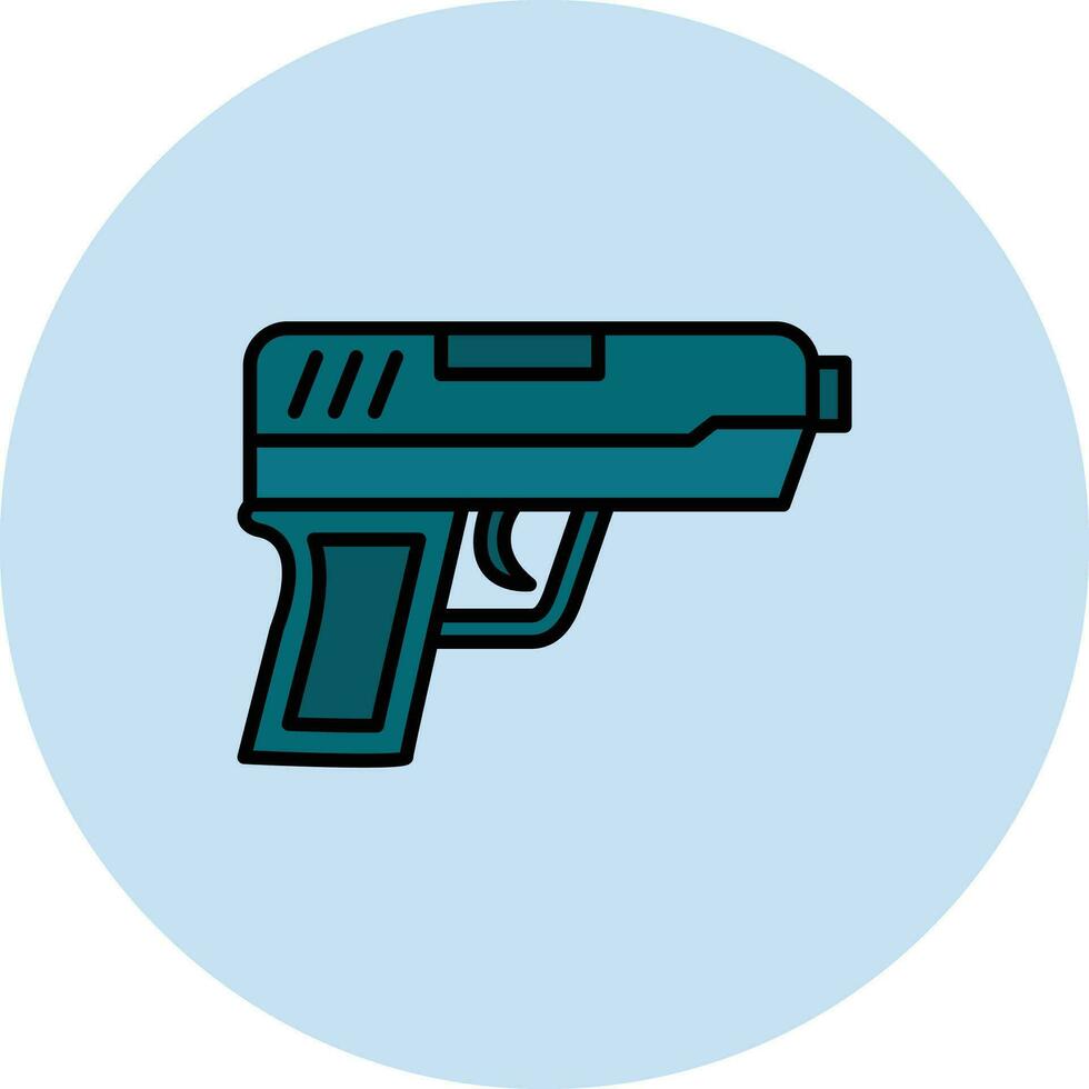 icône de vecteur de pistolet