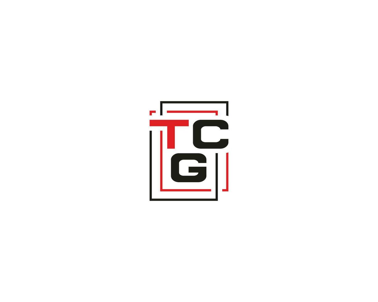 tcg logo conception, moderne et Créatif conception vecteur