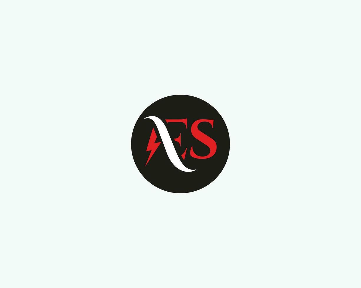 aes énergie lettre logo conception vecteur