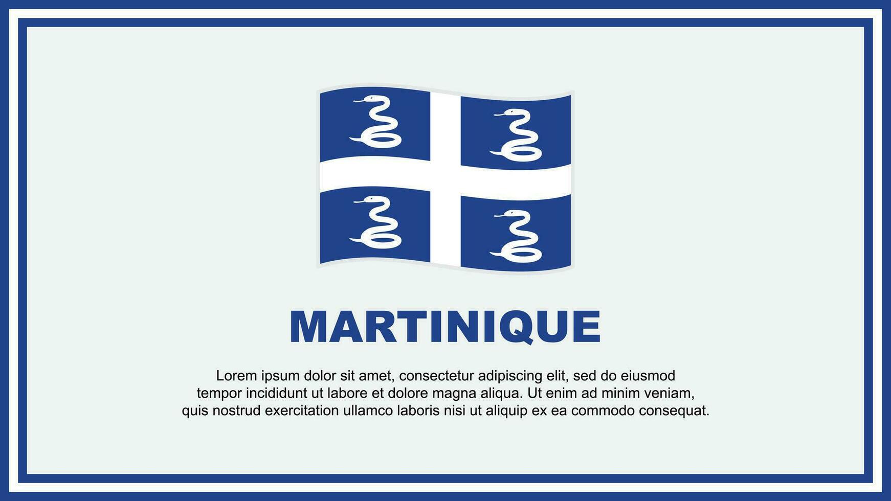 martiniquaise drapeau abstrait Contexte conception modèle. bannière vecteur