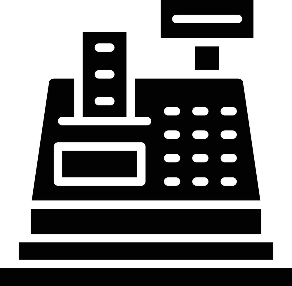 illustration de conception d'icône de vecteur de compteur de caisse