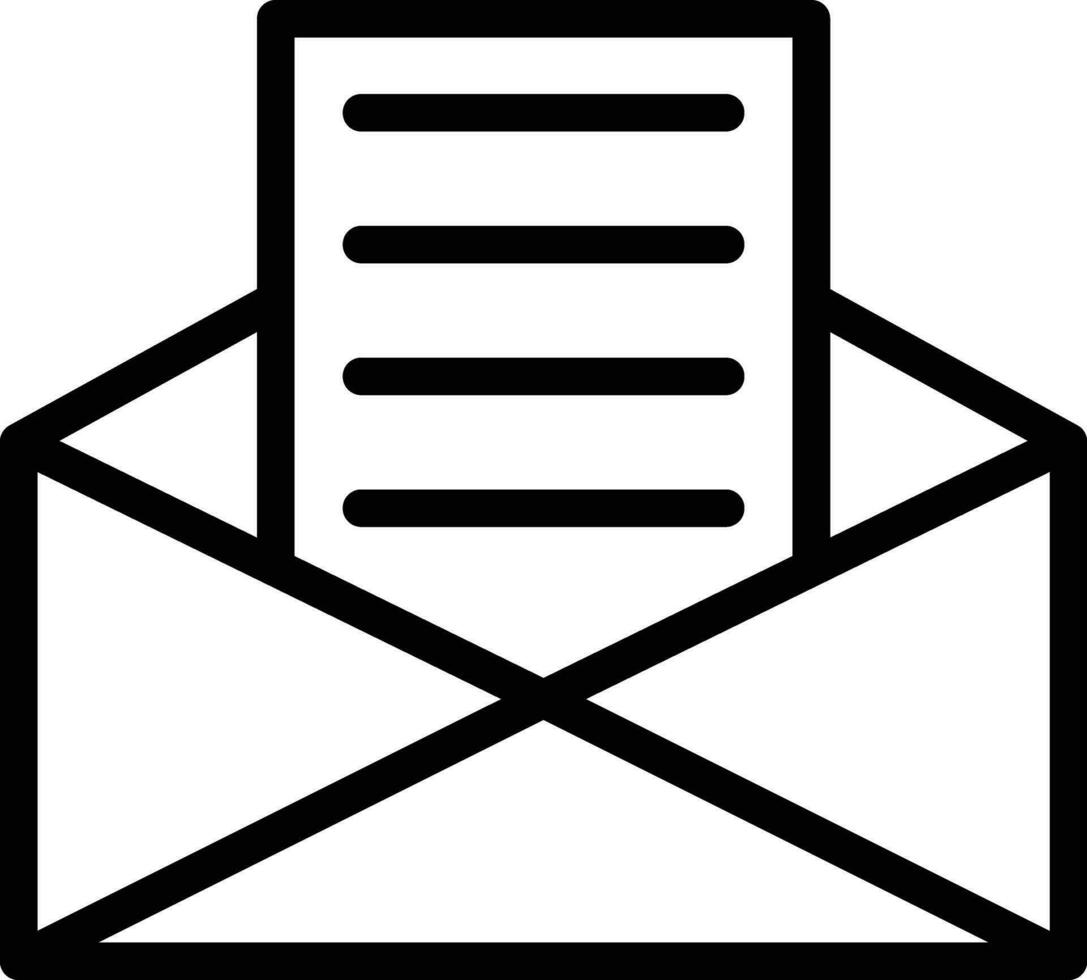 enveloppe vecteur icône conception illustration