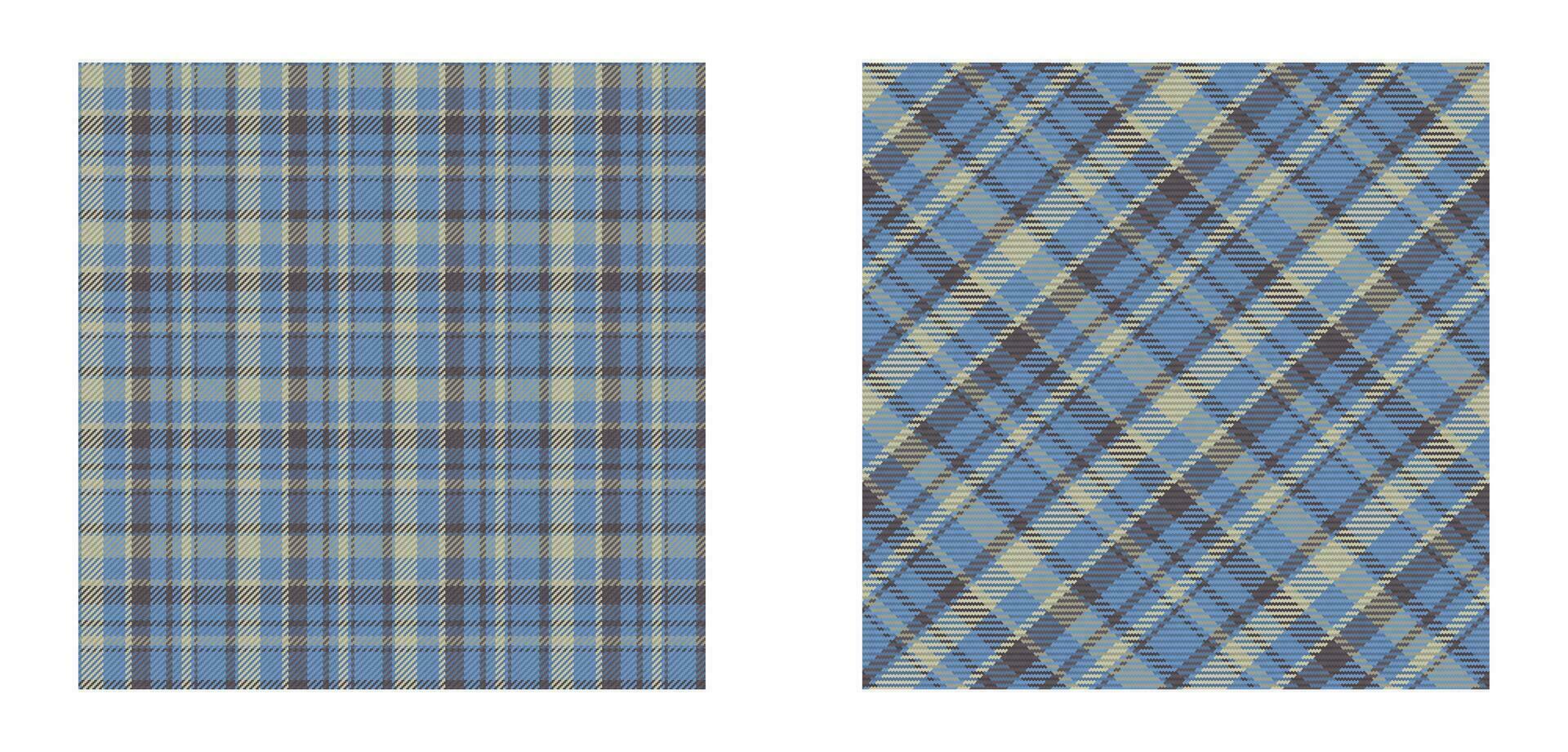 tartan plaid modèle ensemble. sans couture vérifier Contexte graphique dans bleu et de blanc pour flanelle chemise, couverture ou autre l'automne hiver textile conception. vecteur