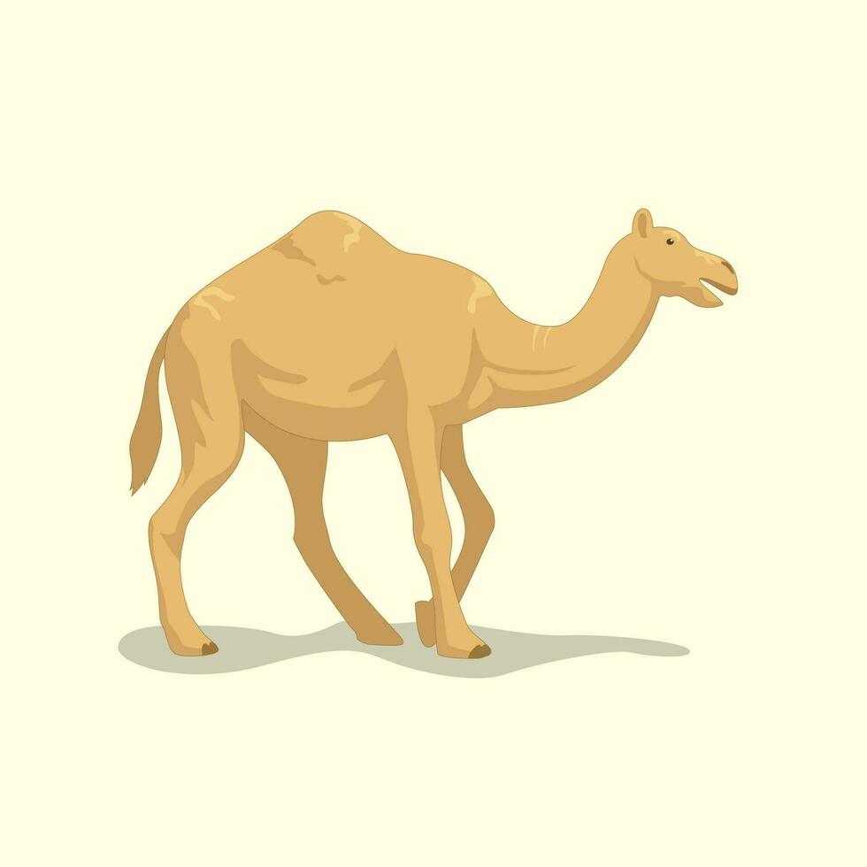 illustration de marron désert chameau vecteur