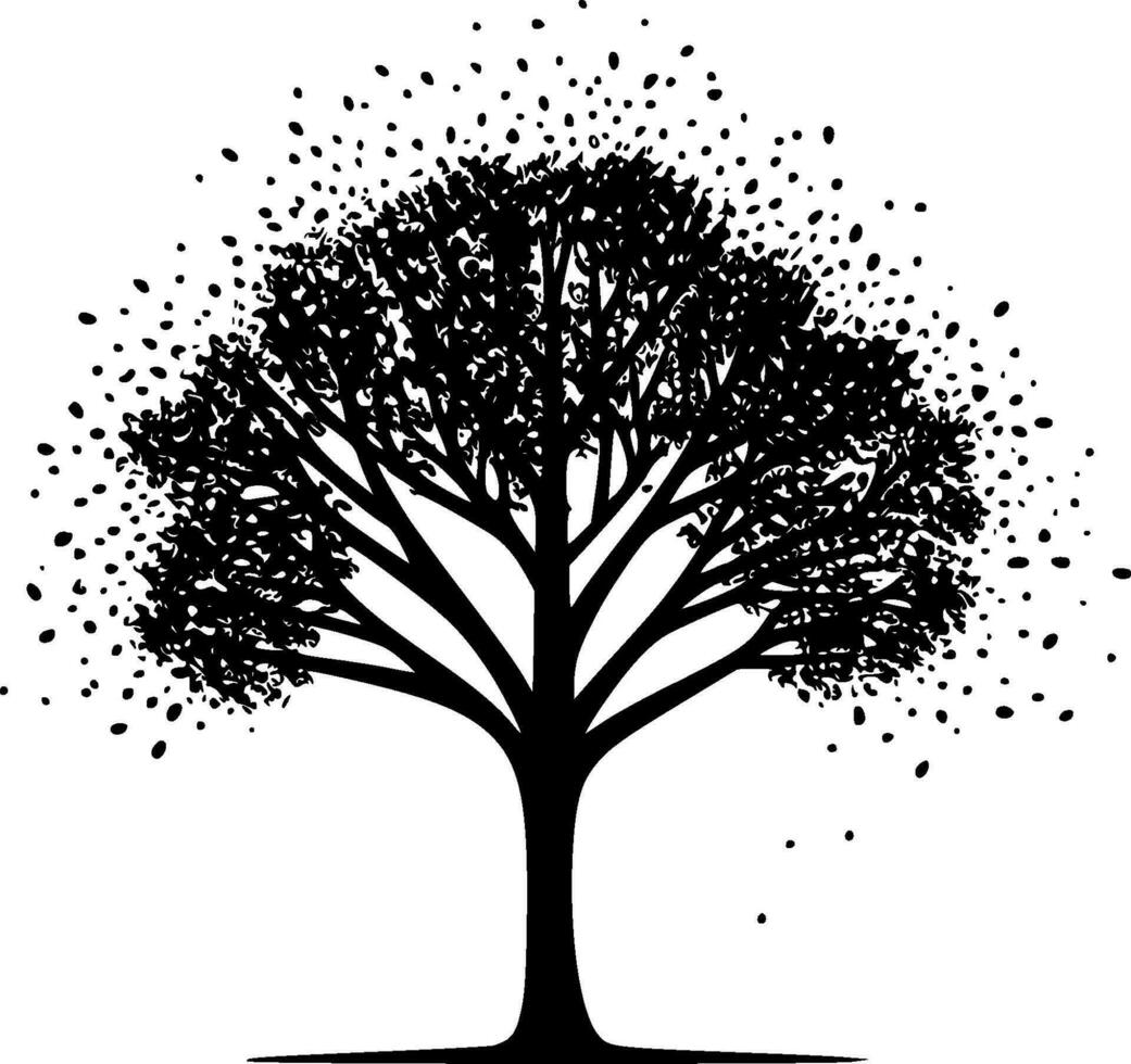 arbre - haute qualité vecteur logo - vecteur illustration idéal pour T-shirt graphique