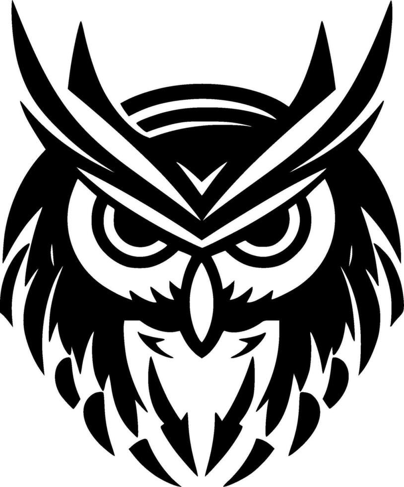 hibou - haute qualité vecteur logo - vecteur illustration idéal pour T-shirt graphique