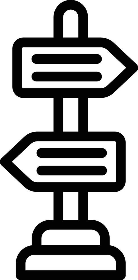 illustration de conception d'icône de vecteur de direction