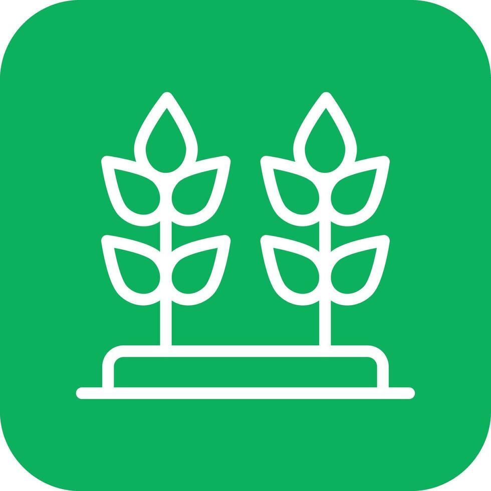 illustration de conception d'icône de vecteur de plante