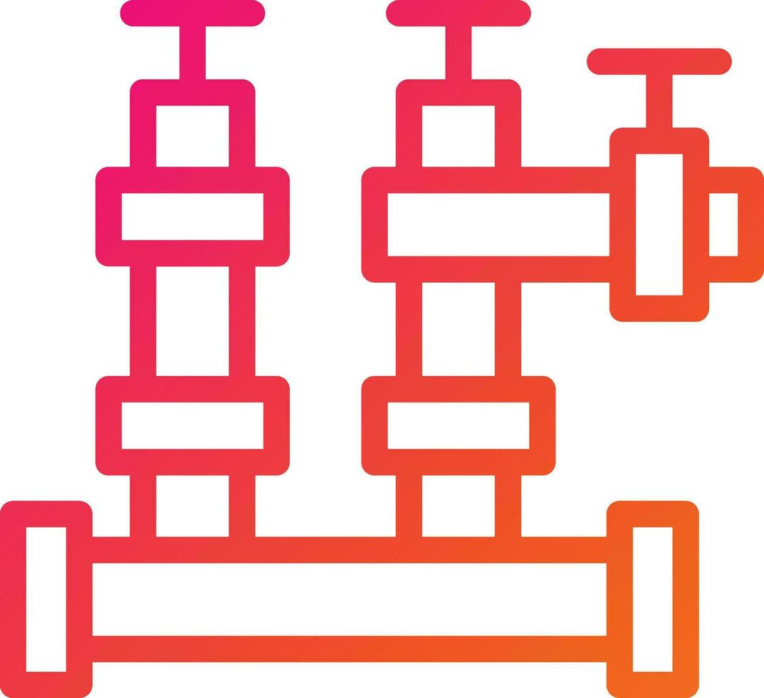 illustration de conception d'icône de vecteur de tuyau