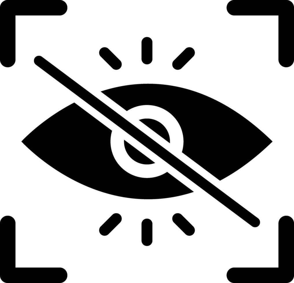 rouge œil vecteur icône conception illustration
