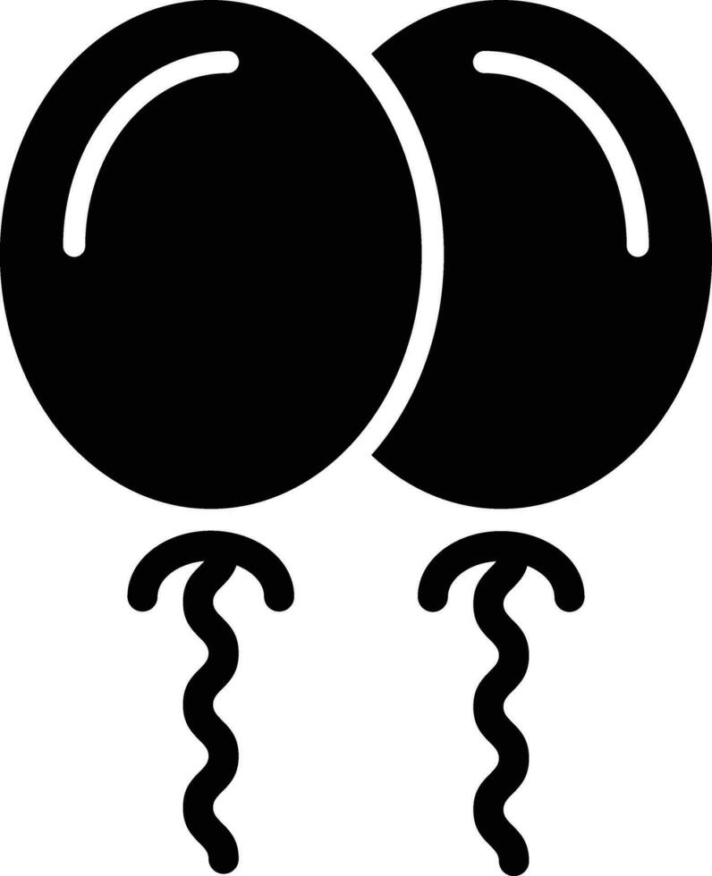 ballons vecteur icône illustration de conception