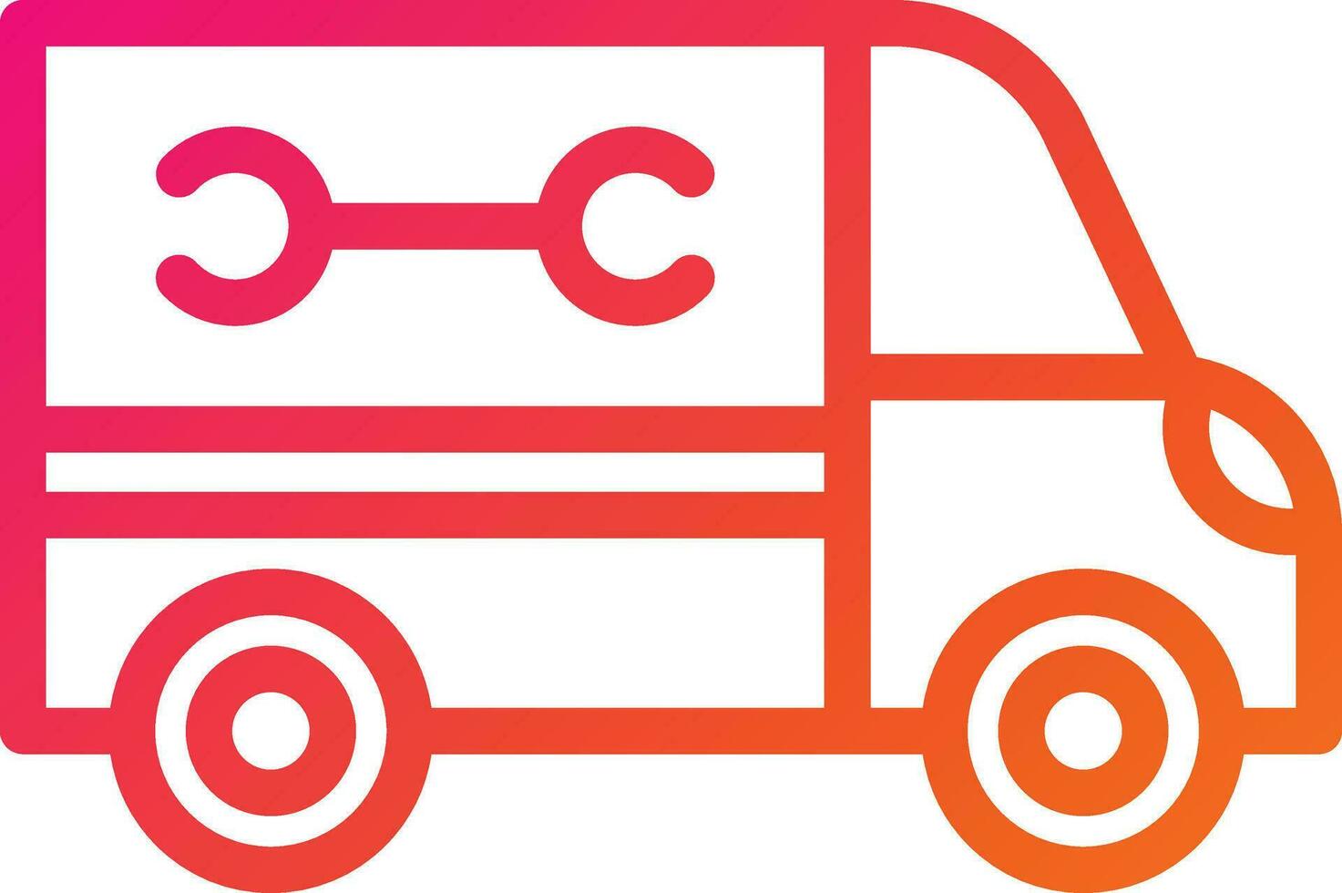 plombier un camion vecteur icône conception illustration
