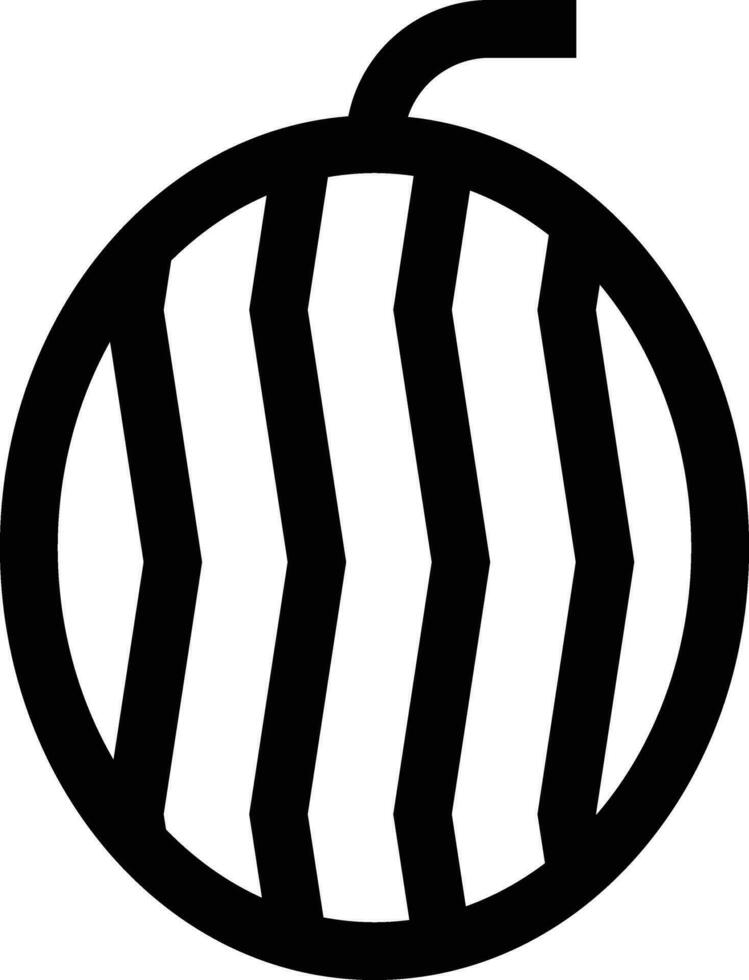 illustration de conception d'icône de vecteur de pastèque