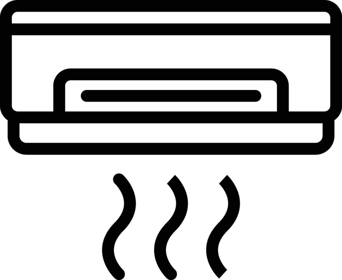 illustration de conception d'icône de vecteur de climatiseur
