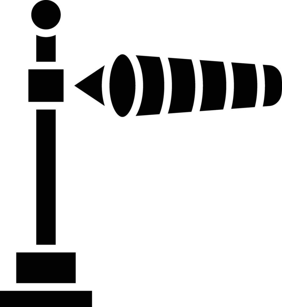 illustration de conception d'icône de vecteur de manche à air