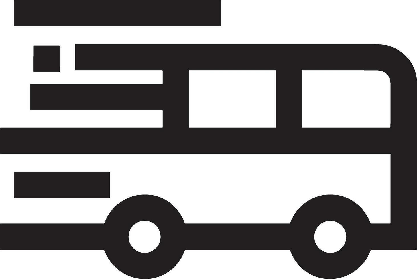 autobus transport symbole icône vecteur image. illustration de le silhouette autobus transport Publique Voyage conception image