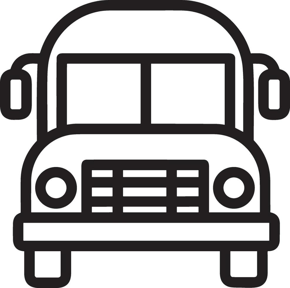 autobus transport symbole icône vecteur image. illustration de le silhouette autobus transport Publique Voyage conception image