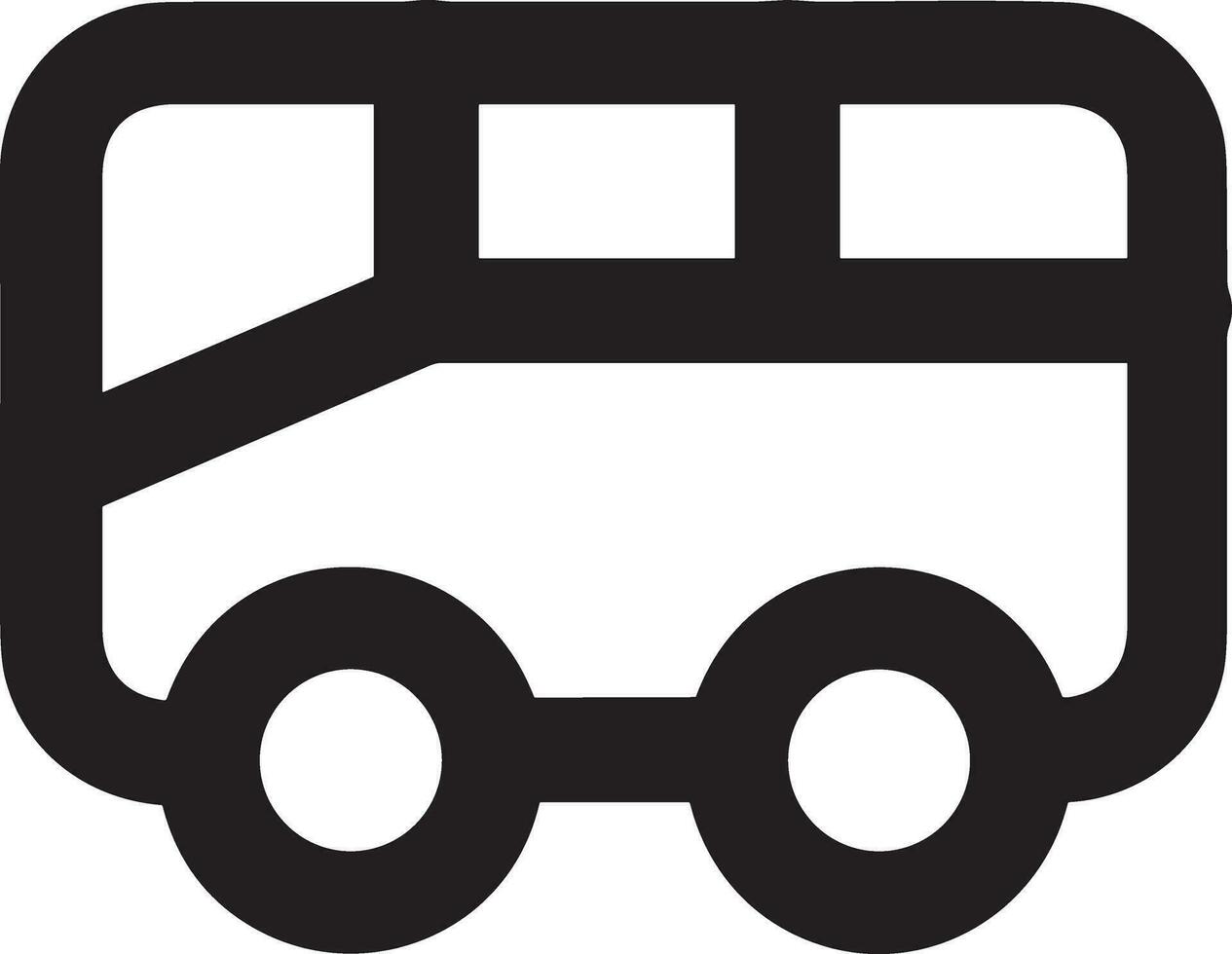 autobus transport symbole icône vecteur image. illustration de le silhouette autobus transport Publique Voyage conception image