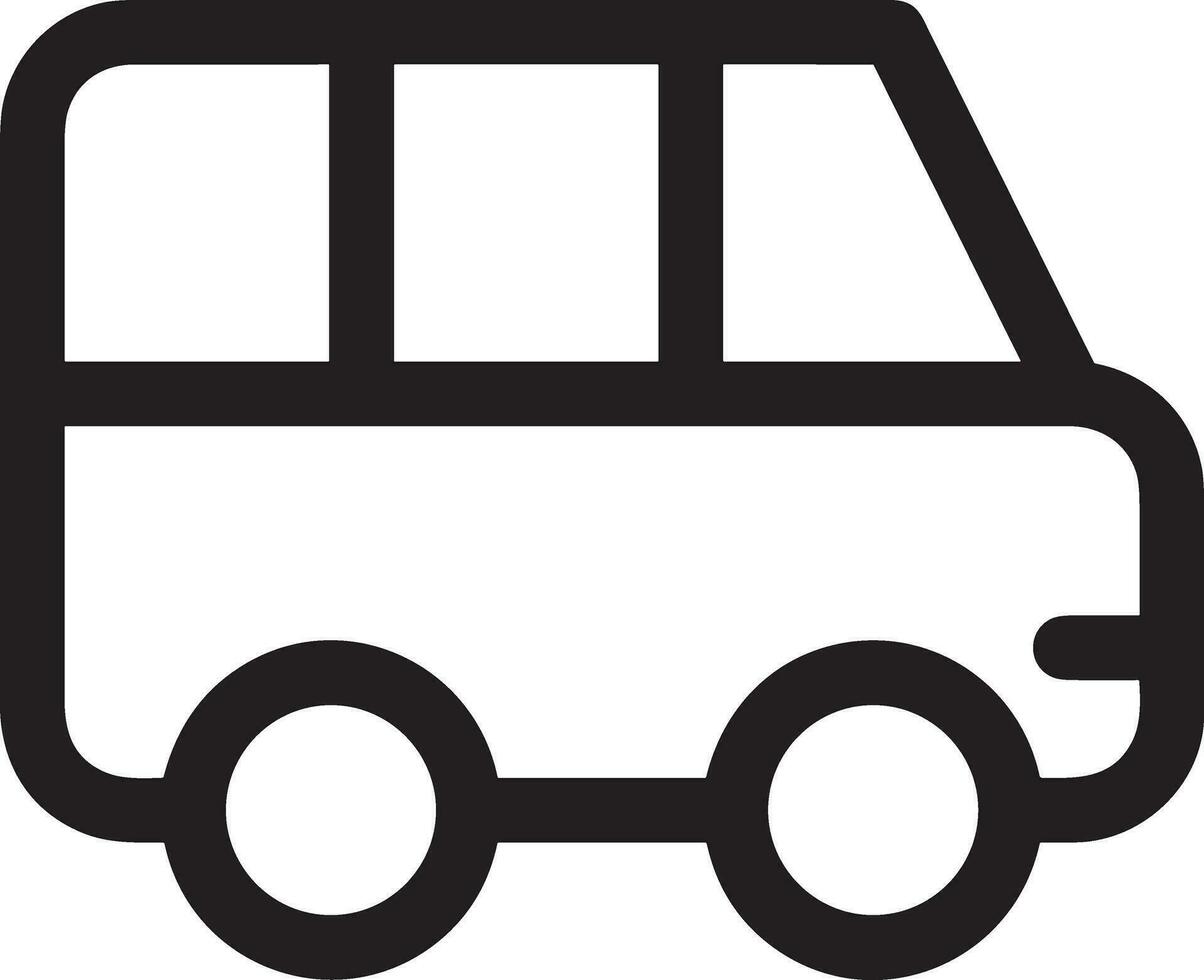 autobus transport symbole icône vecteur image. illustration de le silhouette autobus transport Publique Voyage conception image