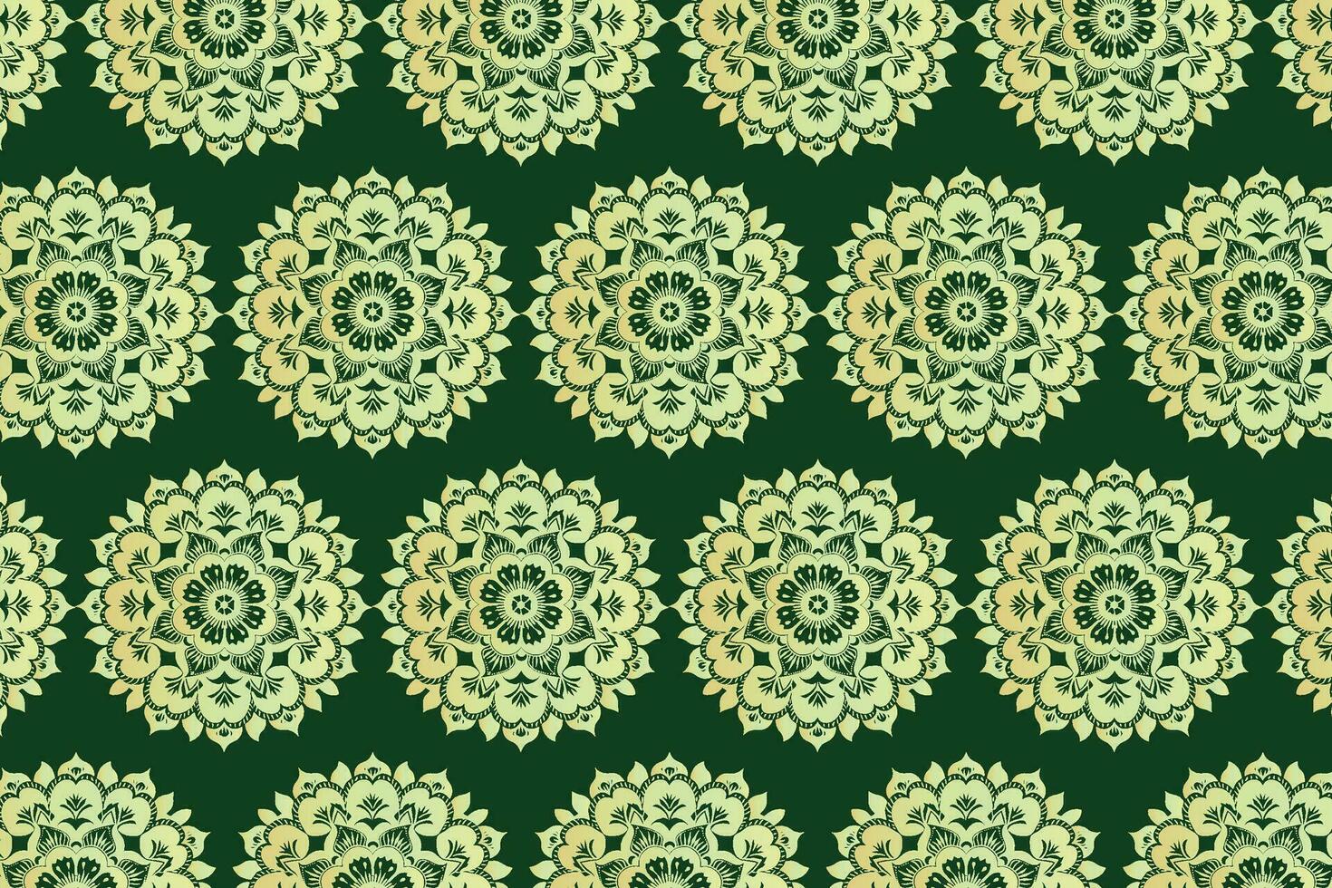 vert et or floral à motifs fond d'écran vecteur