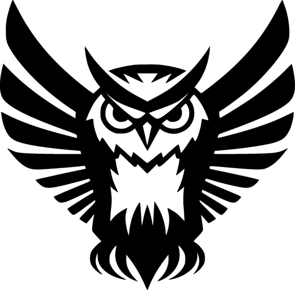 hibou - haute qualité vecteur logo - vecteur illustration idéal pour T-shirt graphique