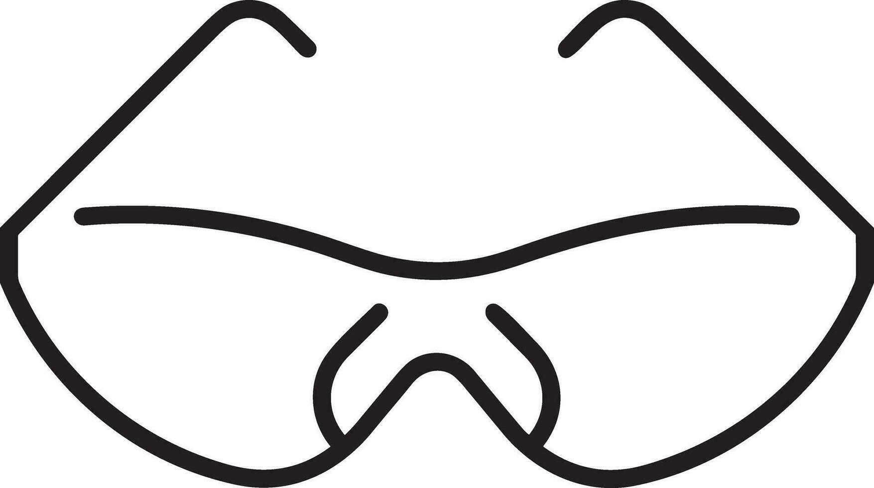 des lunettes optique icône symbole image vecteur. illustration de des lunettes de soleil protection vue graphique conception image vecteur