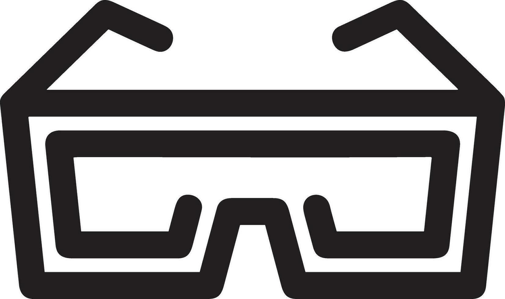 des lunettes optique icône symbole image vecteur. illustration de des lunettes de soleil protection vue graphique conception image vecteur