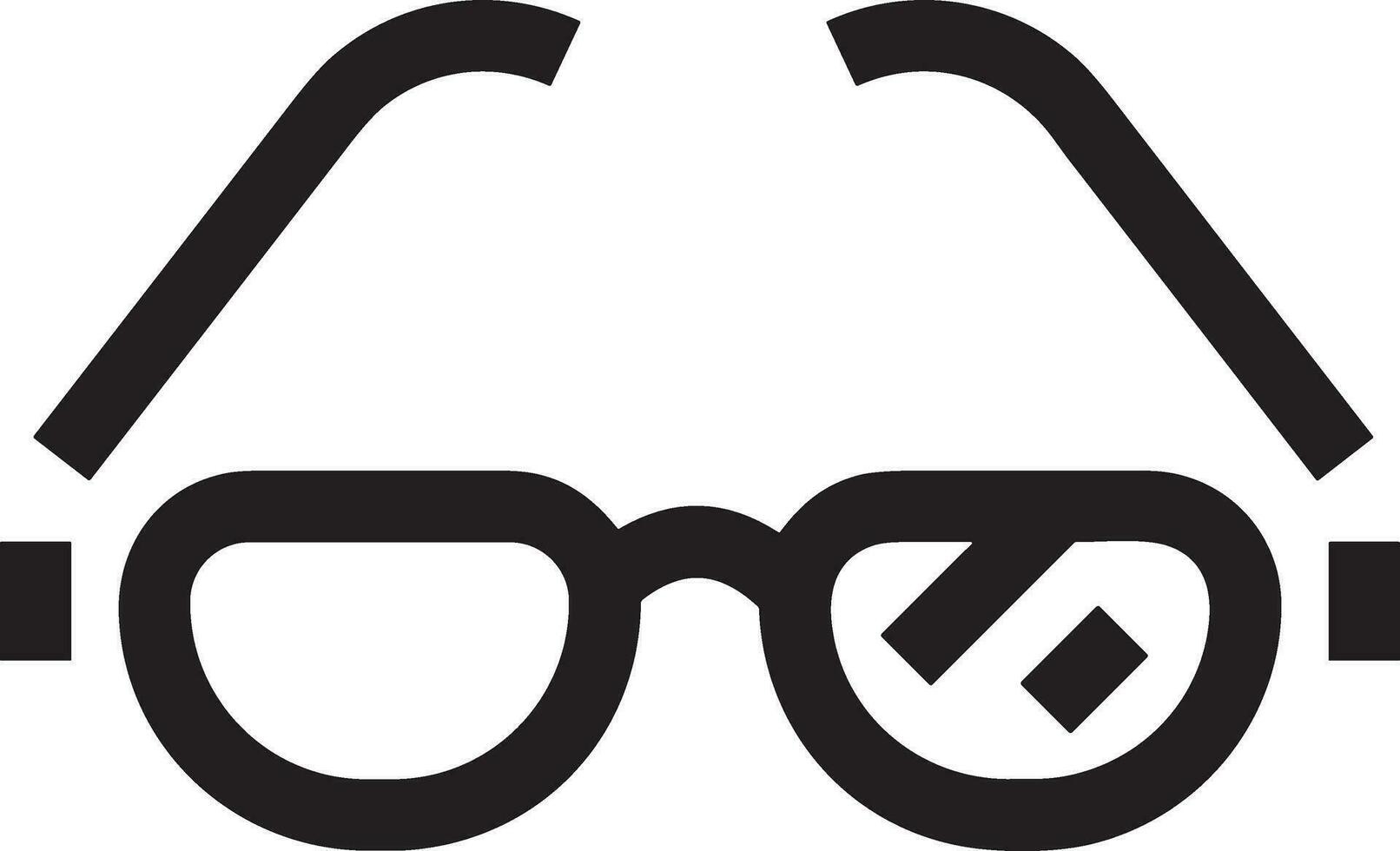 des lunettes optique icône symbole image vecteur. illustration de des lunettes de soleil protection vue graphique conception image vecteur