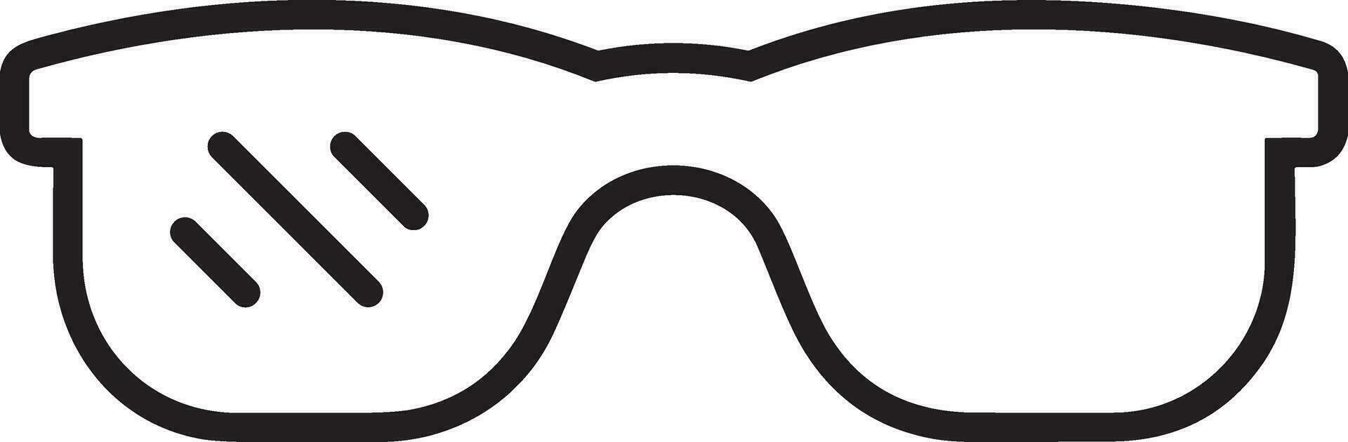 des lunettes optique icône symbole image vecteur. illustration de des lunettes de soleil protection vue graphique conception image vecteur