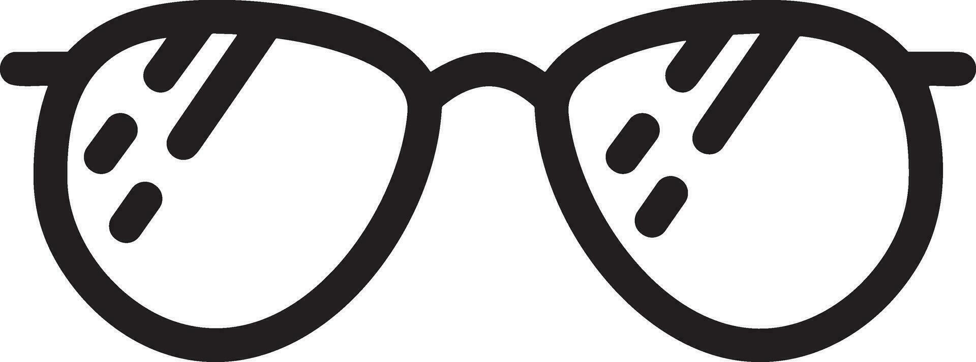 des lunettes optique icône symbole image vecteur. illustration de des lunettes de soleil protection vue graphique conception image vecteur