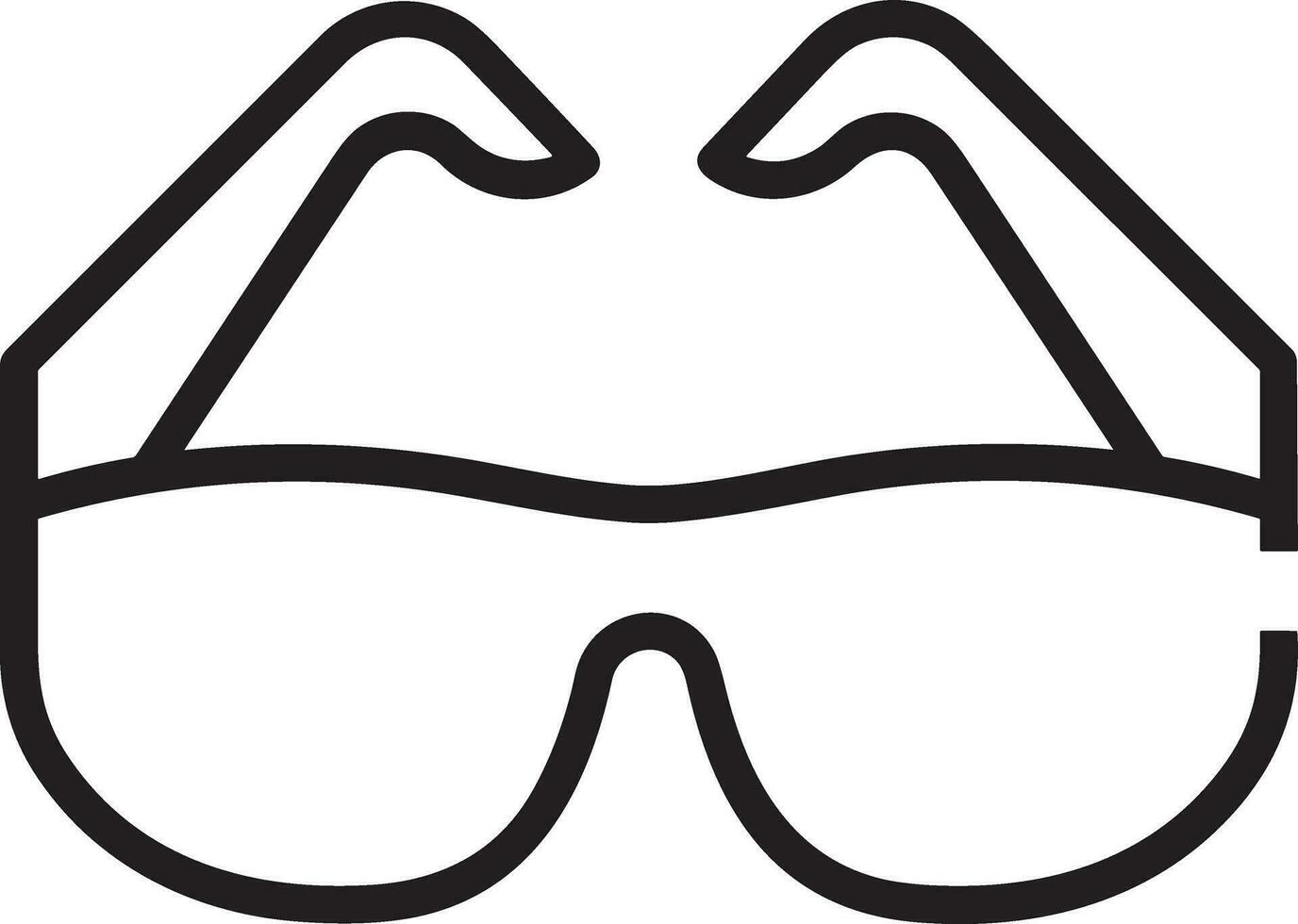 des lunettes optique icône symbole image vecteur. illustration de des lunettes de soleil protection vue graphique conception image vecteur