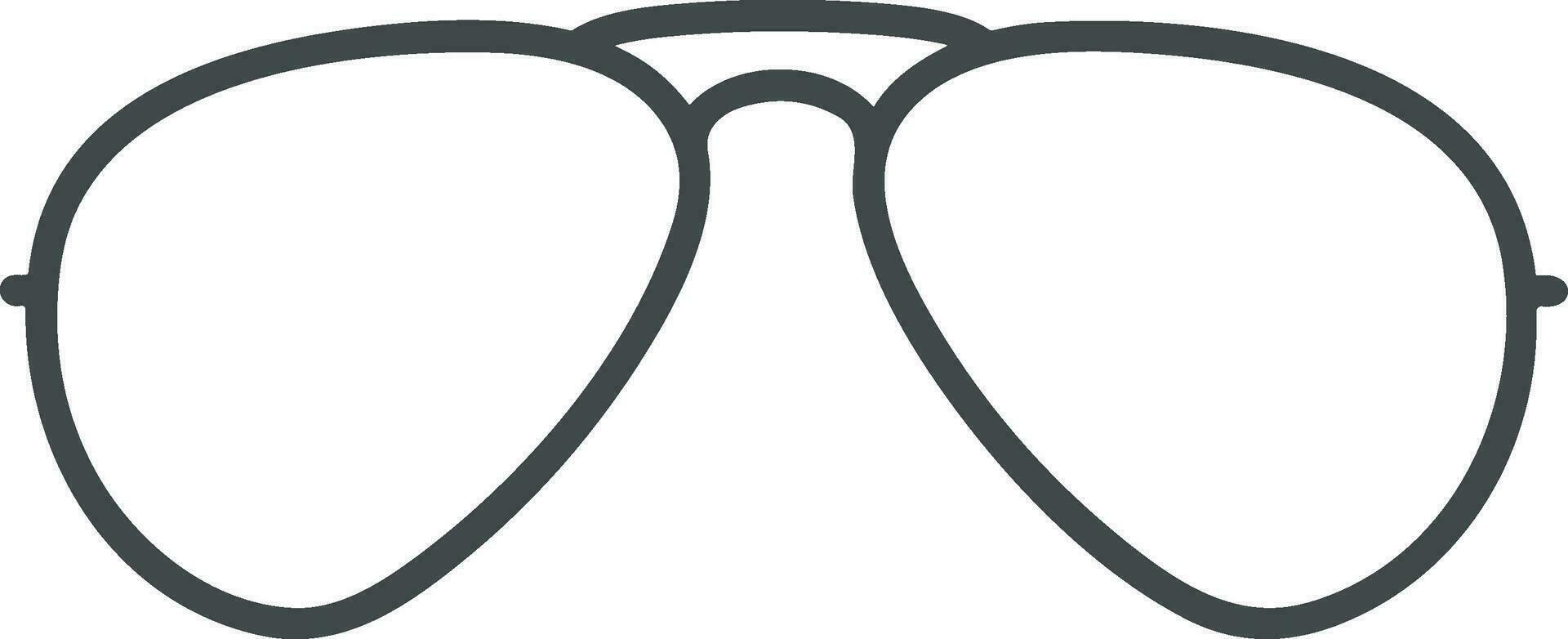 des lunettes optique icône symbole image vecteur. illustration de des lunettes de soleil protection vue graphique conception image vecteur