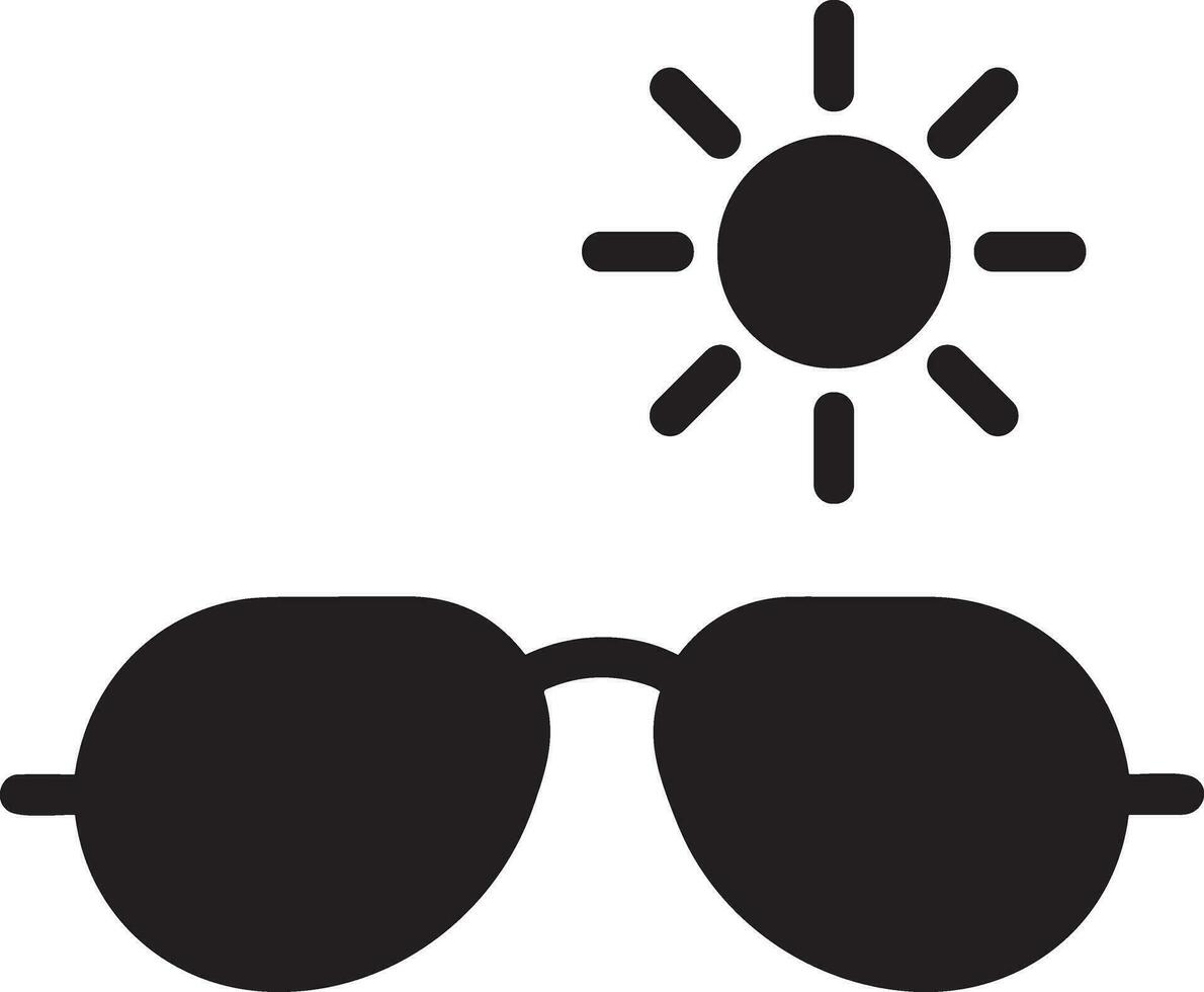 des lunettes optique icône symbole image vecteur. illustration de des lunettes de soleil protection vue graphique conception image vecteur