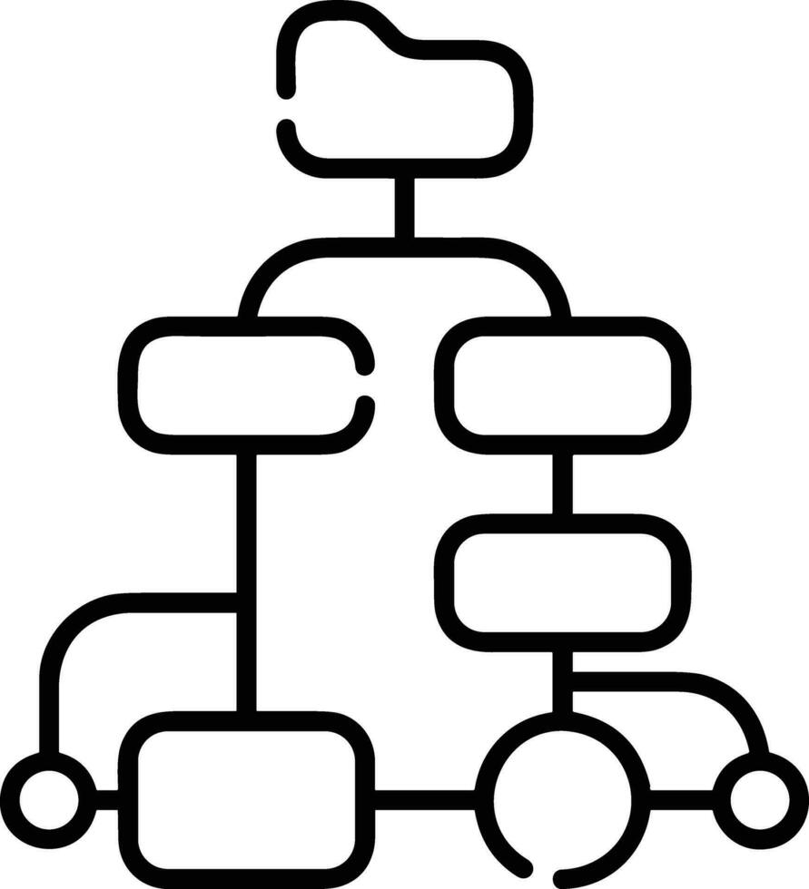 artificiel intelligence icône symbole vecteur image. illustration de le cerveau robot apprentissage Humain intelligent algorithme conception image.