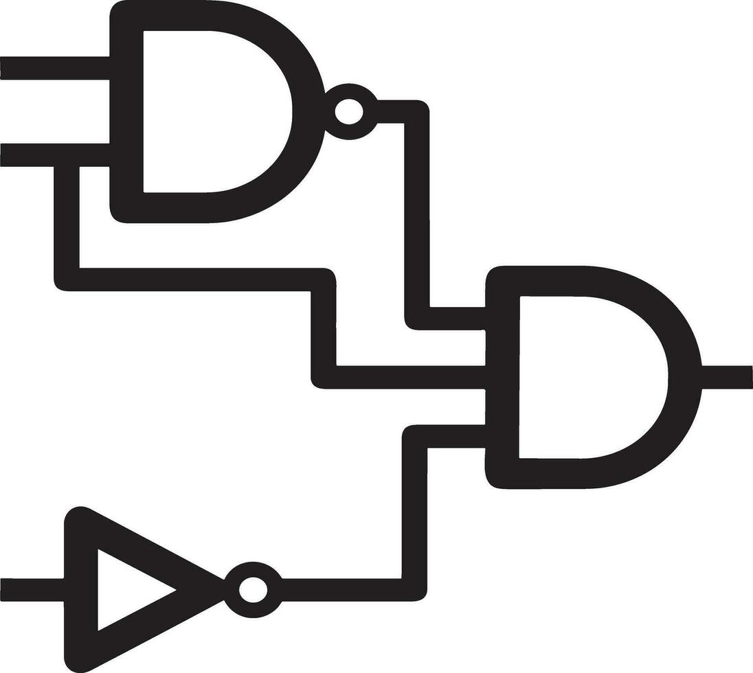 artificiel intelligence icône symbole vecteur image. illustration de le cerveau robot apprentissage Humain intelligent algorithme conception image.