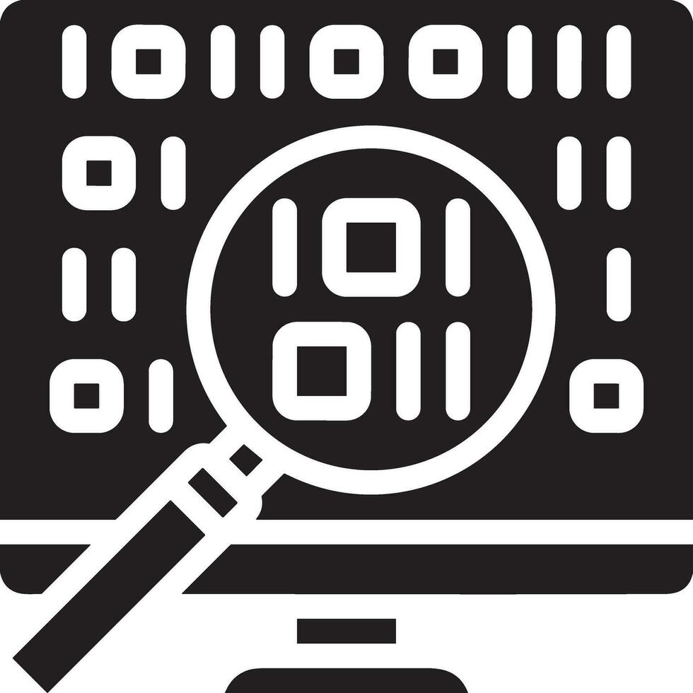 artificiel intelligence icône symbole vecteur image. illustration de le cerveau robot apprentissage Humain intelligent algorithme conception image.