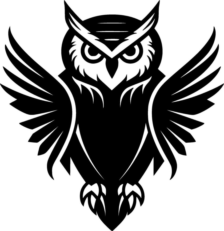 hibou - haute qualité vecteur logo - vecteur illustration idéal pour T-shirt graphique