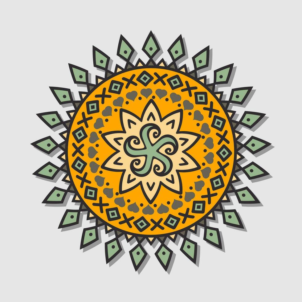 vecteur brillant mandala