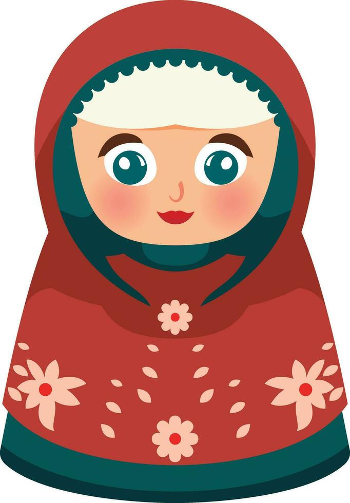 matriochka poupée ou babushka poupée vecteur illustration, matriochka poupée, vieux femme poupée Stock vecteur image