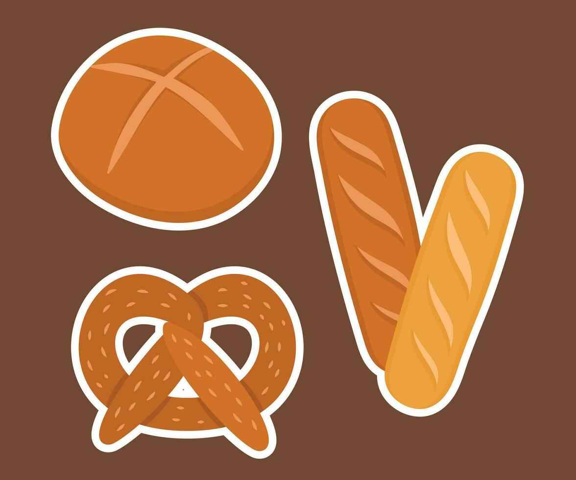 boulangerie thème icône Facile vecteur arts. esthétique boulangerie pain vecteur