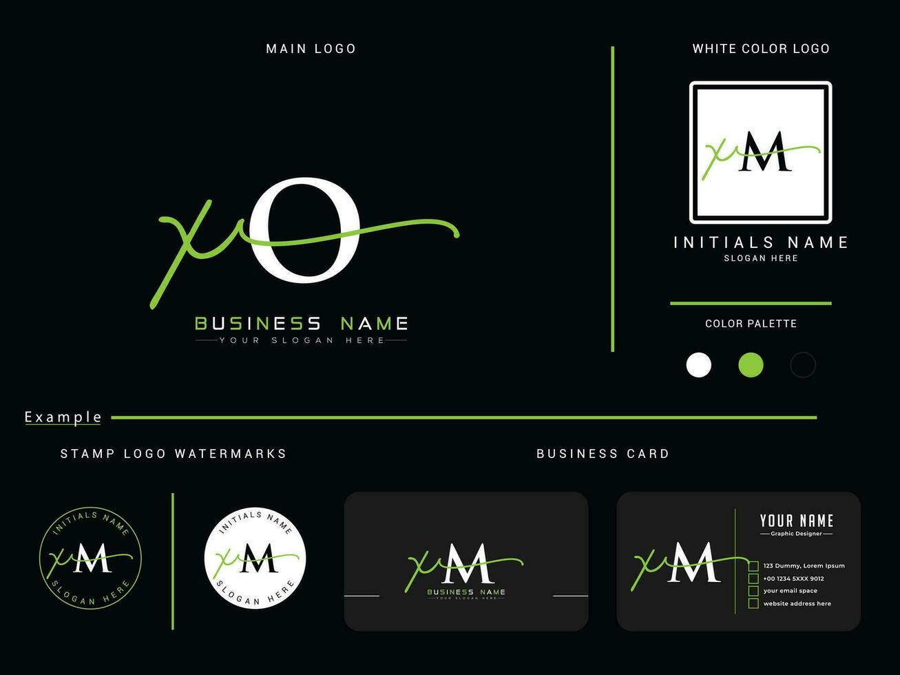 minimaliste xo logo lettre, monogramme xo bœuf luxe cercle logo icône vecteur