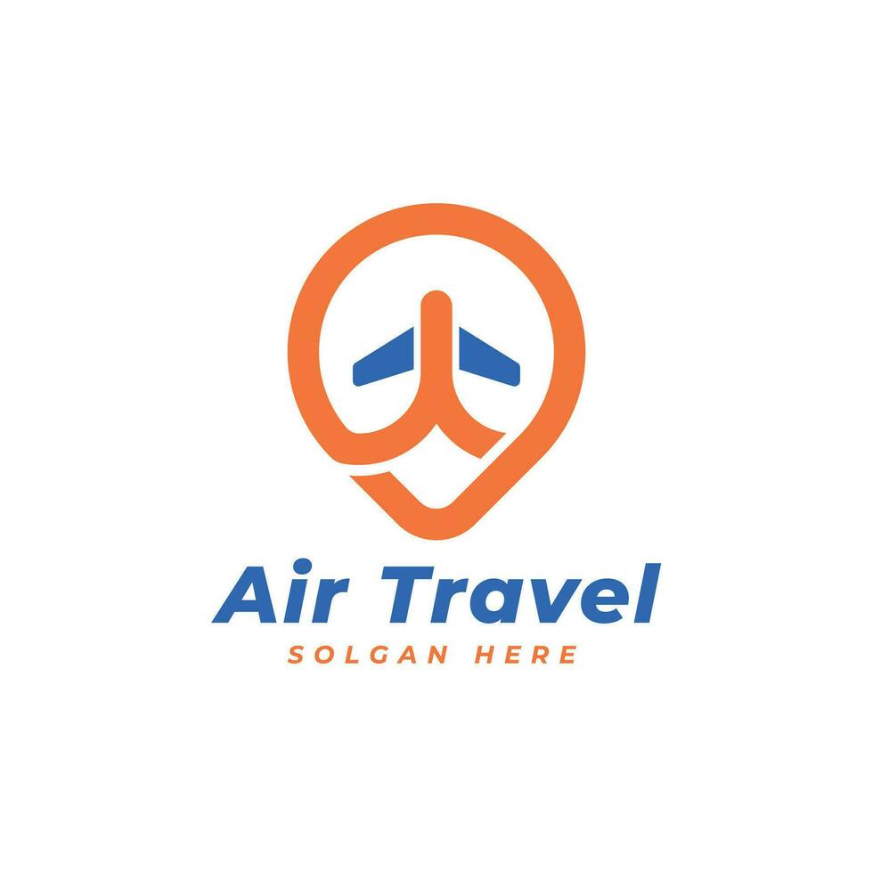 air Voyage logo marque concept conception minimaliste vecteur