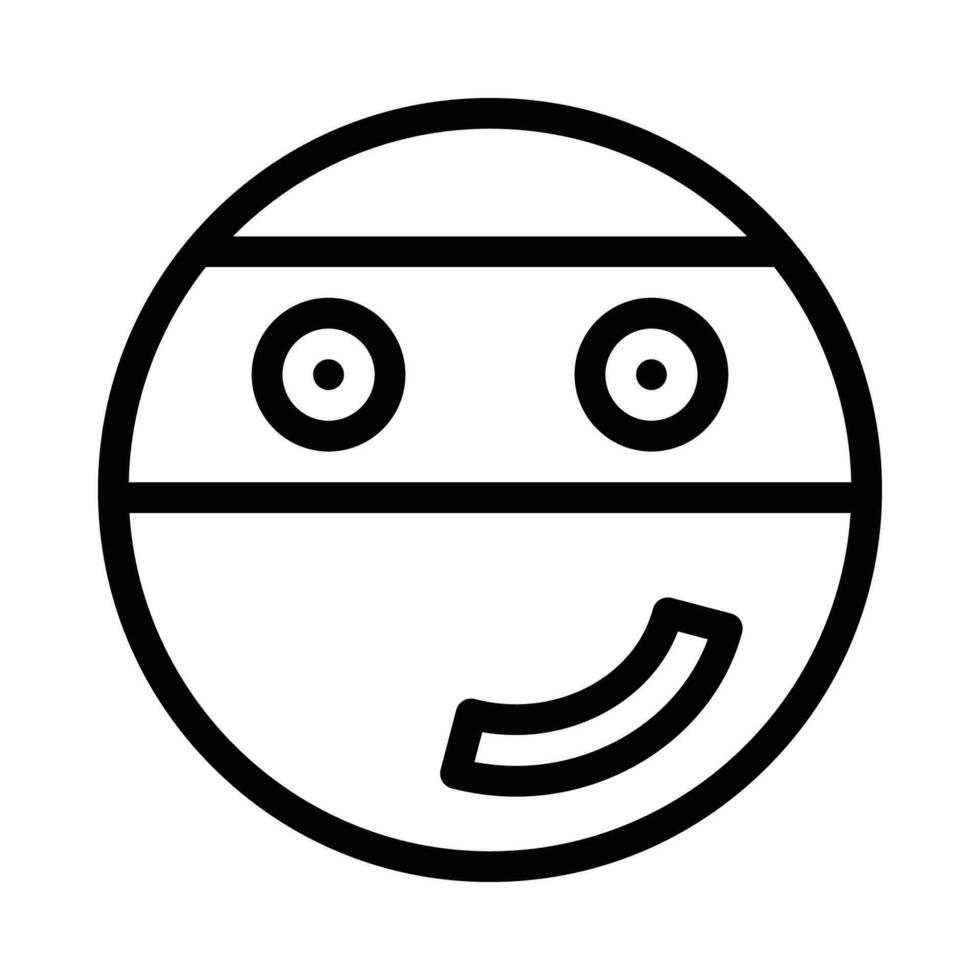 ninja vecteur icône sur une blanc Contexte