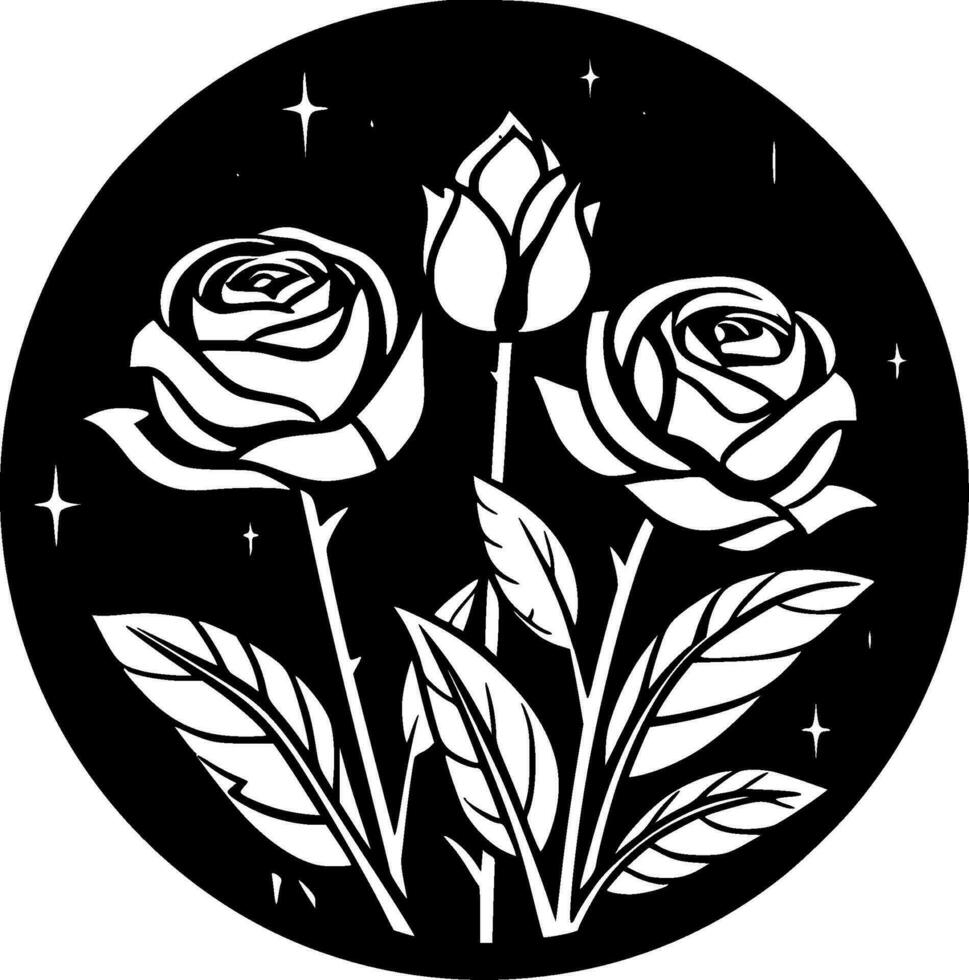 des roses - haute qualité vecteur logo - vecteur illustration idéal pour T-shirt graphique