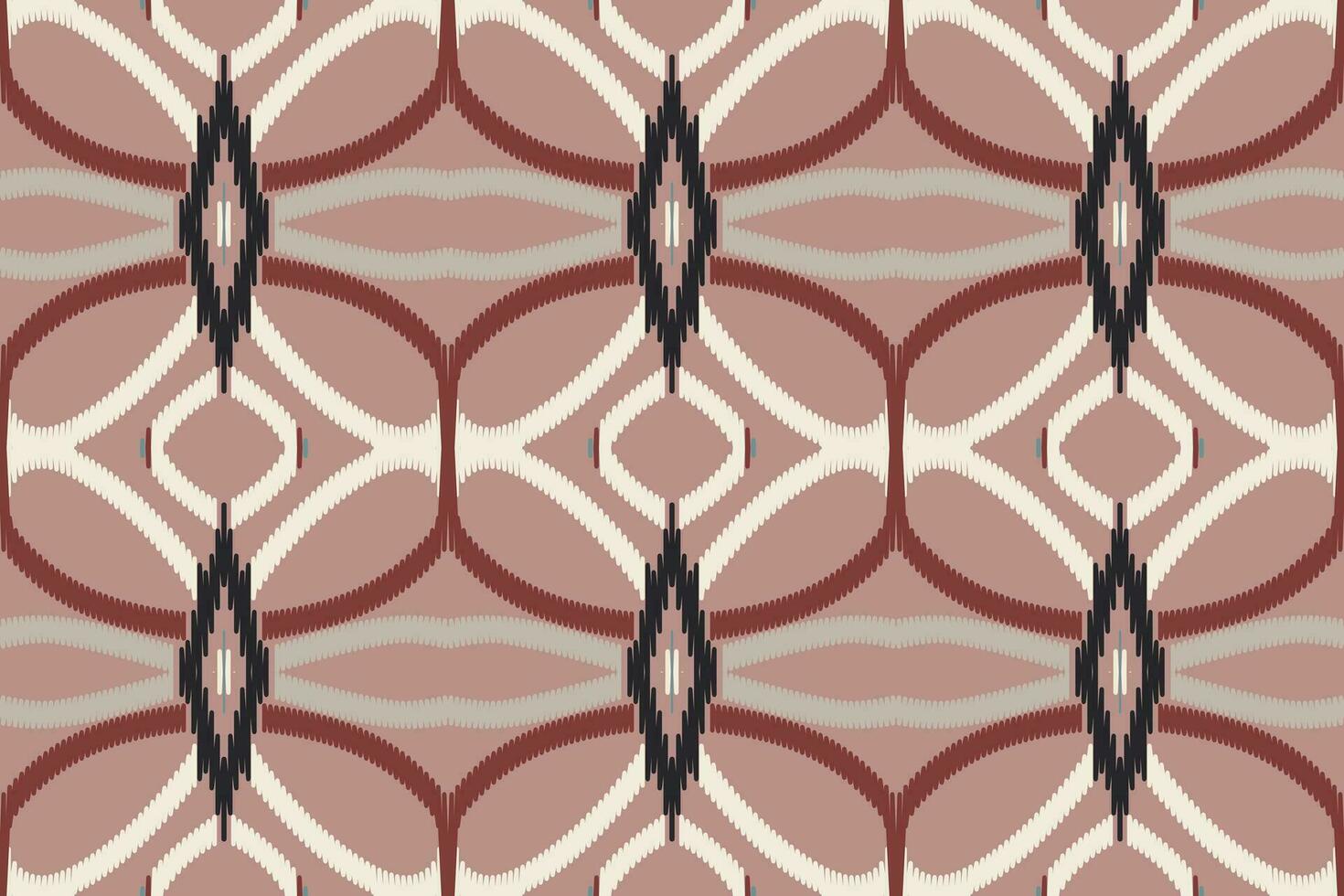 ikat sans couture modèle broderie Contexte. ikat fleurs géométrique ethnique Oriental modèle traditionnel.aztèque style abstrait vecteur conception pour texture, tissu, vêtements, emballage, paréo.