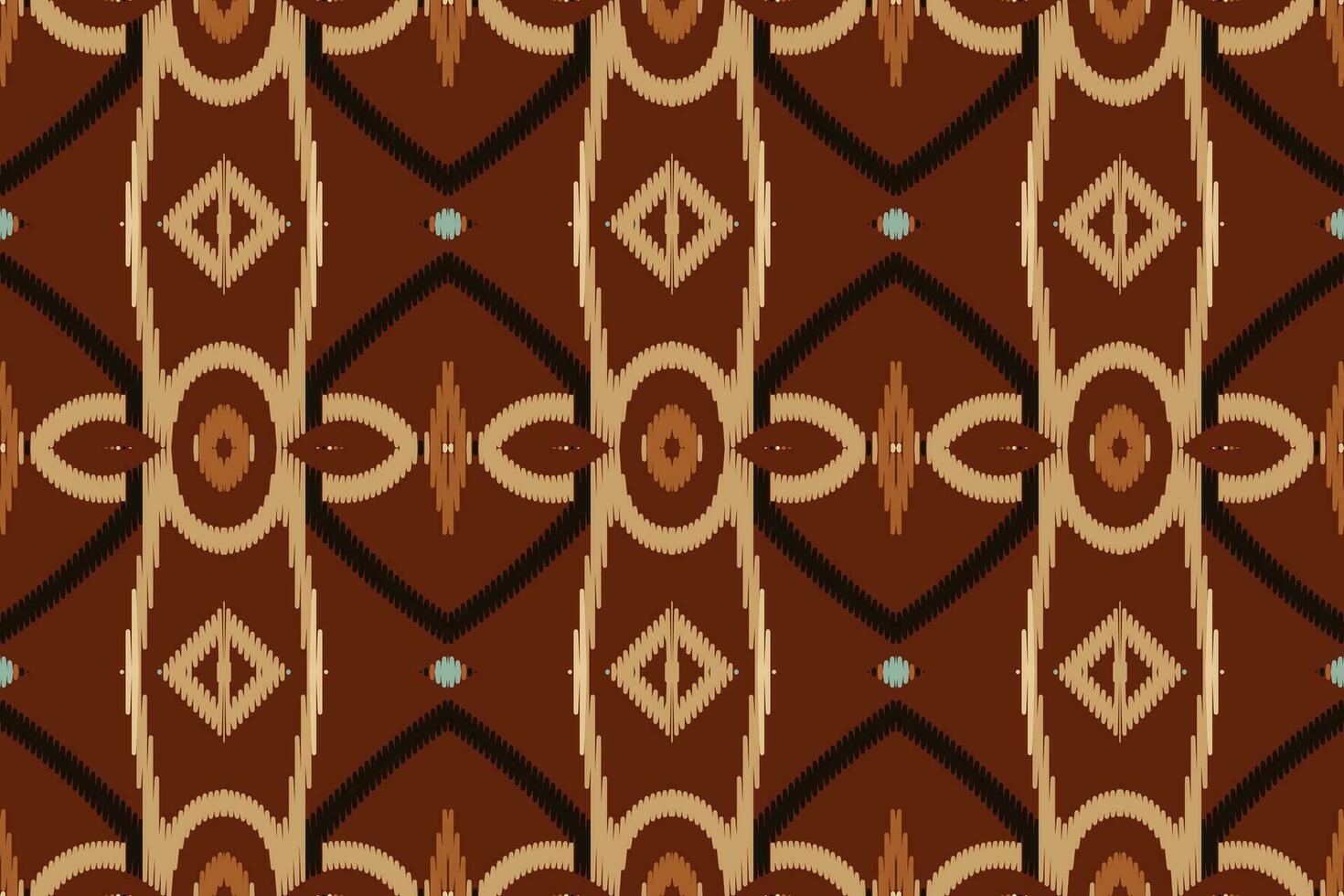 ikat damassé broderie Contexte. ikat dessins géométrique ethnique Oriental modèle traditionnel. ikat aztèque style abstrait conception pour impression texture, tissu, sari, sari, tapis. vecteur